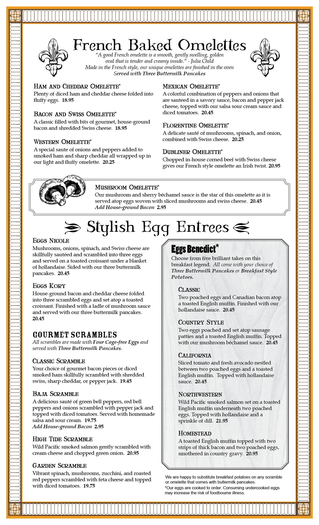 Breakfast Menu Page 3